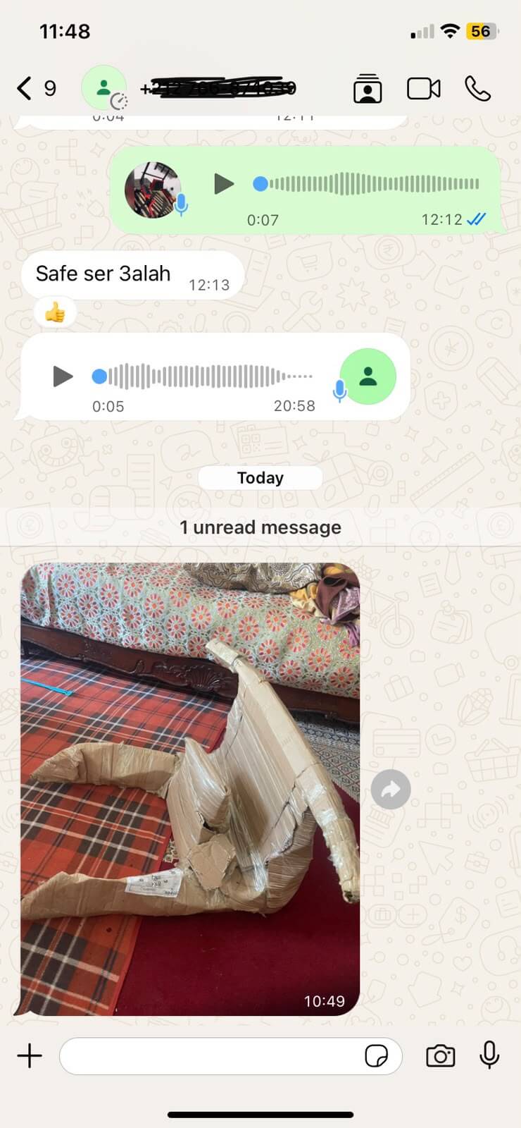 رأي زبون توصل بطلب CalisPro Barfix